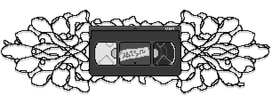 A broken VHS tape